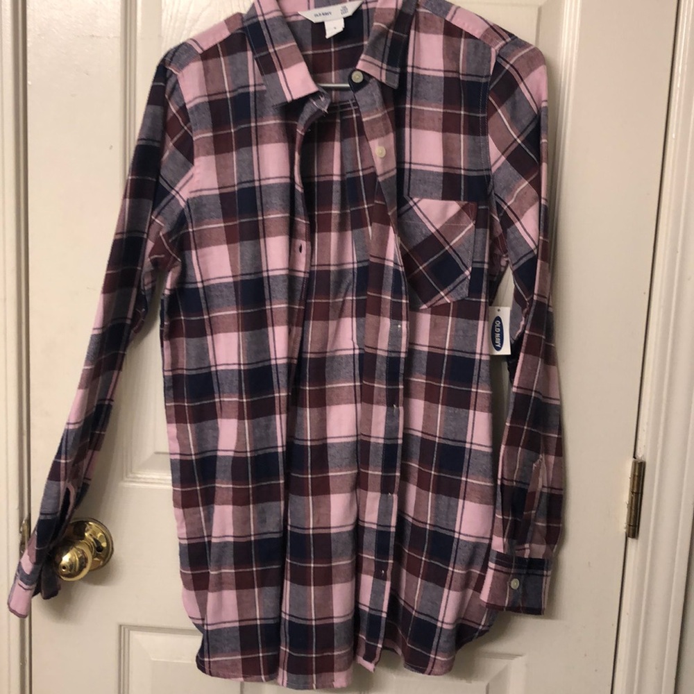Plaid flannel shirt